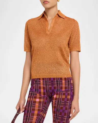 Diane von Furstenberg Maren Shimmer Mesh Knit Sweater | Thumbnail 11 Diane von Furstenberg Maren Shimmer Mesh Knit Sweater | Thumbnail 11