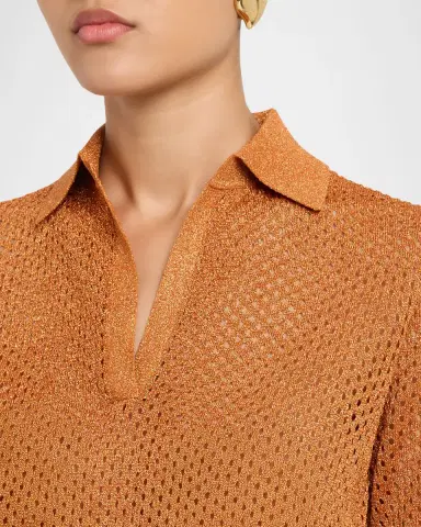 Diane von Furstenberg Maren Shimmer Mesh Knit Sweater | Thumbnail 12 Diane von Furstenberg Maren Shimmer Mesh Knit Sweater | Thumbnail 12