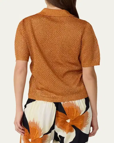 Diane von Furstenberg Maren Shimmer Mesh Knit Sweater | Thumbnail 3 Diane von Furstenberg Maren Shimmer Mesh Knit Sweater | Thumbnail 3