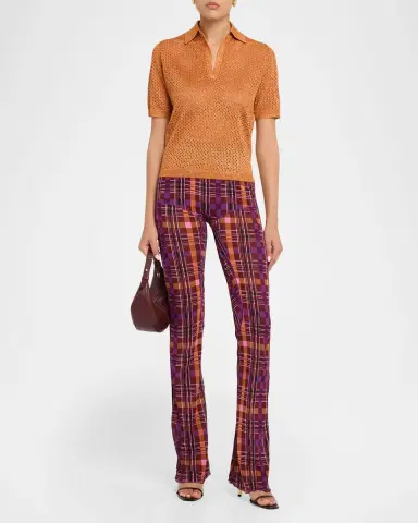 Diane von Furstenberg Maren Shimmer Mesh Knit Sweater | Thumbnail 9 Diane von Furstenberg Maren Shimmer Mesh Knit Sweater | Thumbnail 9