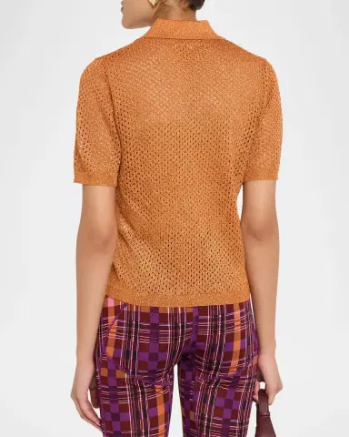 Diane von Furstenberg Maren Shimmer Mesh Knit Sweater | Thumbnail 10 Diane von Furstenberg Maren Shimmer Mesh Knit Sweater | Thumbnail 10