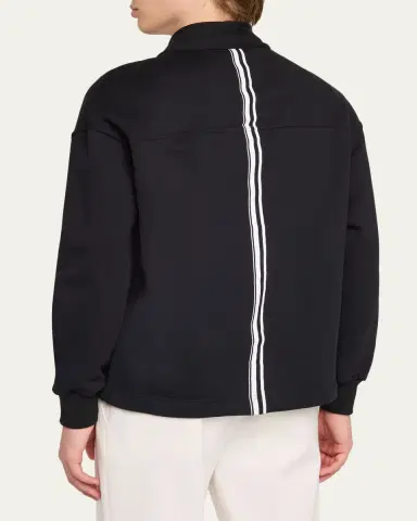 MORDECAI Men's Cotton Fleece Cardigan | Thumbnail 3 MORDECAI Men's Cotton Fleece Cardigan | Thumbnail 3