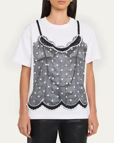 Marc Jacobs Trompe L'Oeil Cami T-Shirt | Thumbnail 4 Marc Jacobs Trompe L'Oeil Cami T-Shirt | Thumbnail 4