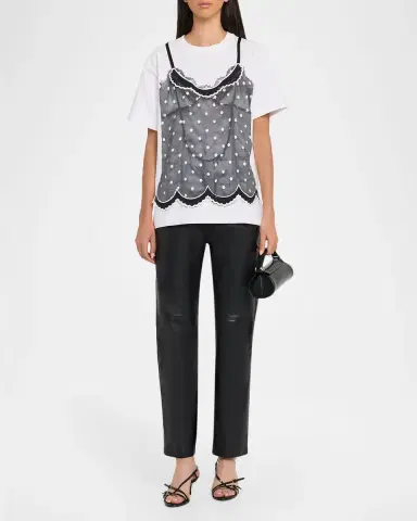 Marc Jacobs Trompe L'Oeil Cami T-Shirt | Thumbnail 6 Marc Jacobs Trompe L'Oeil Cami T-Shirt | Thumbnail 6