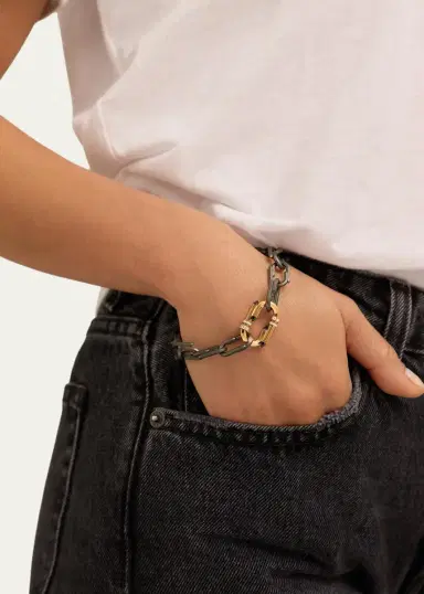NOUVEL HERITAGE Titanium Try Me Bracelet | Thumbnail 2 NOUVEL HERITAGE Titanium Try Me Bracelet | Thumbnail 2