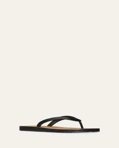 THE ROW Men's City Calfskin Flip Flop Sandals | Thumbnail 2