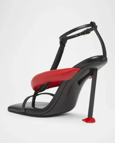Givenchy 95mm Boudoir Leather Thong Sandals | Thumbnail 3 Givenchy 95mm Boudoir Leather Thong Sandals | Thumbnail 3