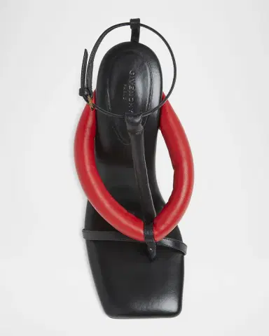 Givenchy 95mm Boudoir Leather Thong Sandals | Thumbnail 5 Givenchy 95mm Boudoir Leather Thong Sandals | Thumbnail 5