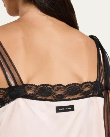 Marc Jacobs Ribbon-Strap Satin Tank Top | Thumbnail 5 Marc Jacobs Ribbon-Strap Satin Tank Top | Thumbnail 5