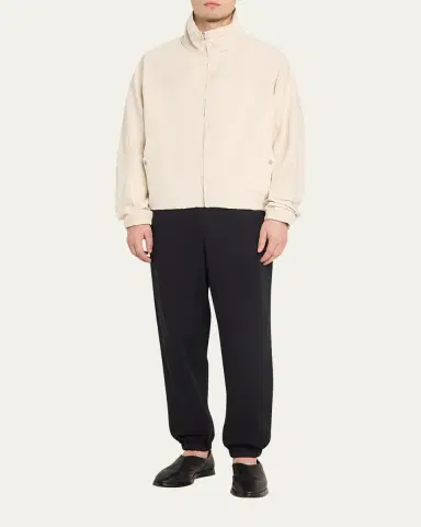 MORDECAI Men's Cotton Drill Stand-Collar Blouson Jacket | Thumbnail 2