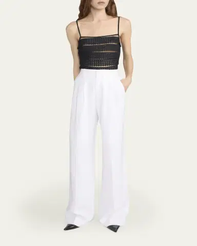 Frame The Lattice Crochet Top | Thumbnail 2