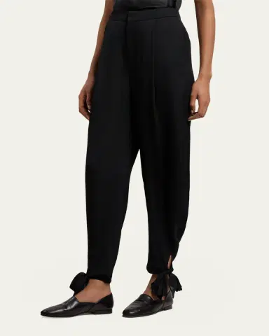 Ralph Lauren Collection Giavanna Satin Pants | Thumbnail 4 Ralph Lauren Collection Giavanna Satin Pants | Thumbnail 4