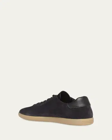 Zegna Men's 232 Suede Low-Top Sneakers | Thumbnail 2 Zegna Men's 232 Suede Low-Top Sneakers | Thumbnail 2