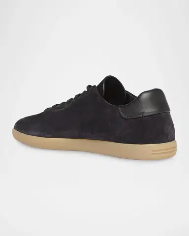 Zegna Men's 232 Suede Low-Top Sneakers | Thumbnail 4 Zegna Men's 232 Suede Low-Top Sneakers | Thumbnail 4