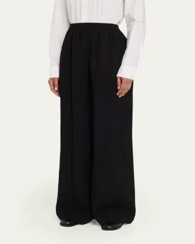 Eskandar Flared Trousers | Thumbnail 4 Eskandar Flared Trousers | Thumbnail 4