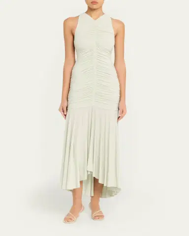 A.L.C. Ayla Ruched Fit-&-Flare Maxi Dress | Thumbnail 2 A.L.C. Ayla Ruched Fit-&-Flare Maxi Dress | Thumbnail 2