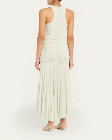 A.L.C. Ayla Ruched Fit-&-Flare Maxi Dress | Thumbnail 3 A.L.C. Ayla Ruched Fit-&-Flare Maxi Dress | Thumbnail 3