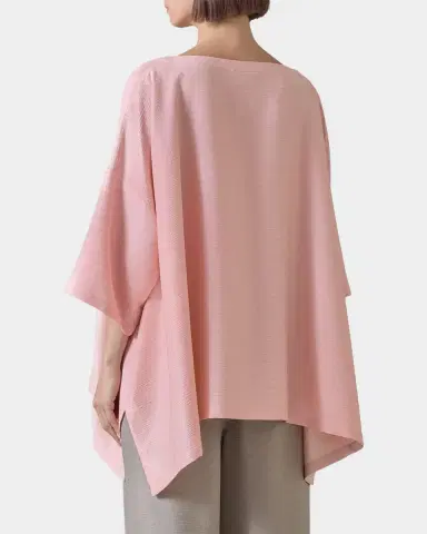 Eskandar Midweight Silk Plissé DPS Scoop Neck Top - Mid Plus Length | Thumbnail 6 Eskandar Midweight Silk Plissé DPS Scoop Neck Top - Mid Plus Length | Thumbnail 6
