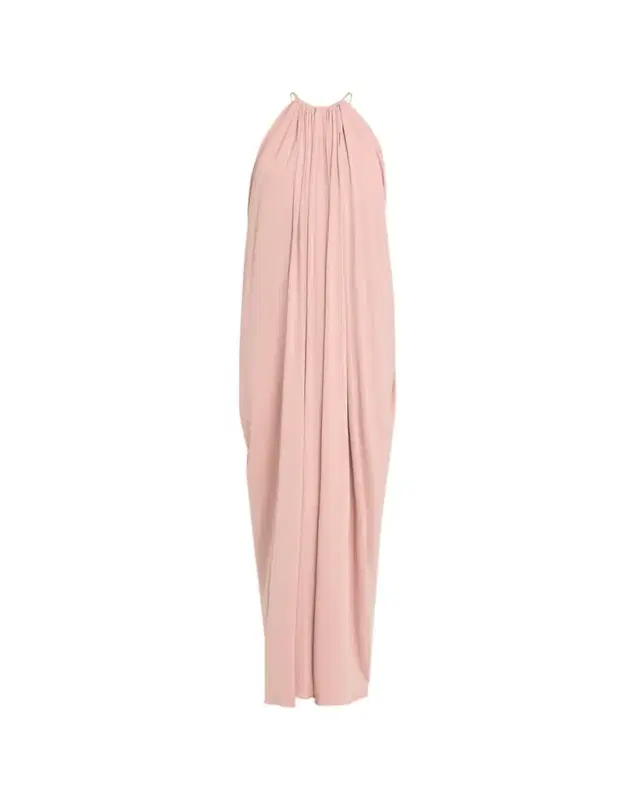 Ronny Kobo Rhodes Draped Jersey Halter Maxi Dress