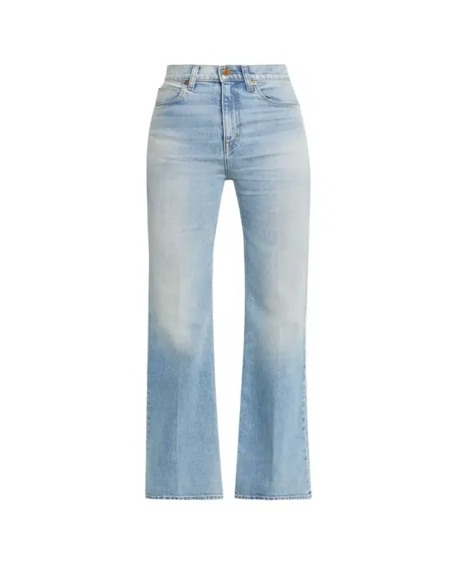 The Crease Flared Jeans in Beach Indigo