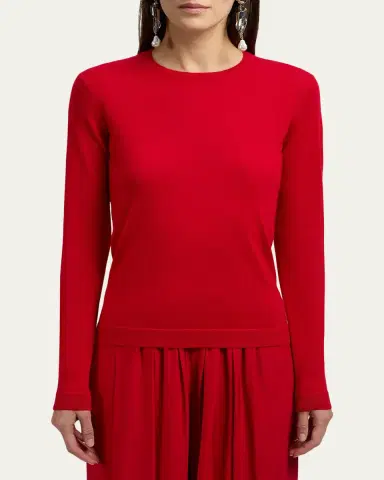 Ralph Lauren Collection Cashmere Crewneck Sweater | Thumbnail 4 Ralph Lauren Collection Cashmere Crewneck Sweater | Thumbnail 4