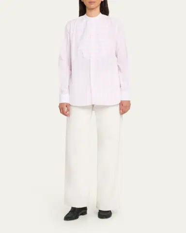 SÉBLINE Bunny Striped Tuxedo BubShirt | Thumbnail 2