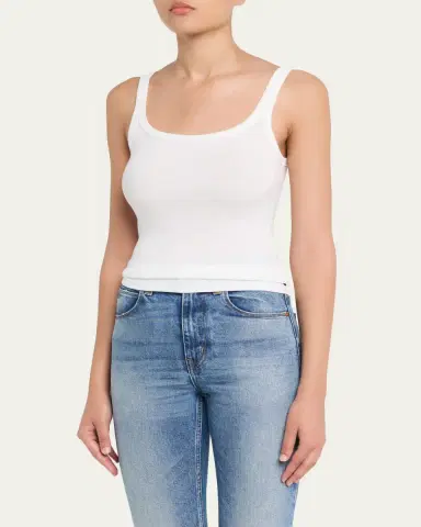 Jamie Haller Scoop-Neck Rib Undershirt | Thumbnail 4 Jamie Haller Scoop-Neck Rib Undershirt | Thumbnail 4