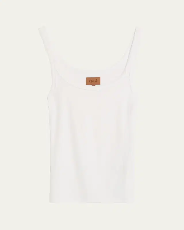 Jamie Haller Scoop-Neck Rib Undershirt