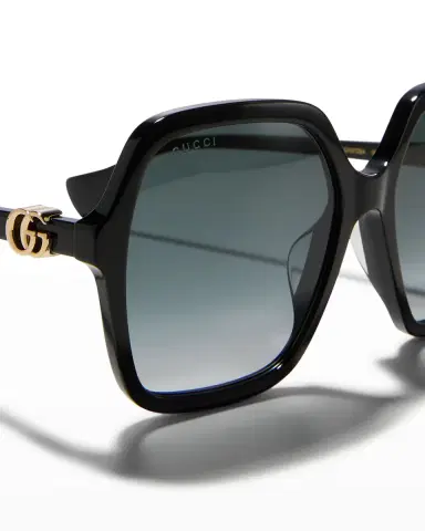 Gucci Oversize Rectangle Acetate Sunglasses | Thumbnail 5 Gucci Oversize Rectangle Acetate Sunglasses | Thumbnail 5