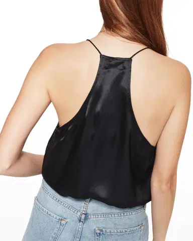 Cami NYC The Racer Silk Charmeuse Camisole w/ Lace | Thumbnail 2