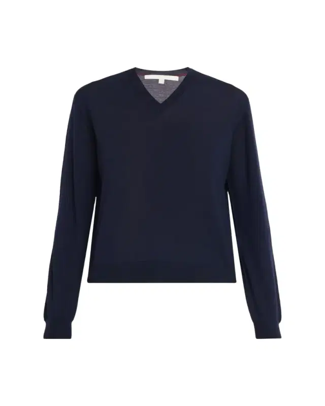 RUADH The Oscar V-Neck Wool Sweater
