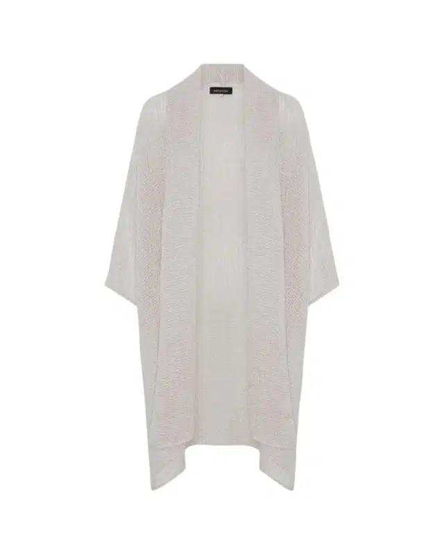 Eskandar Wide A-Line Scrunch Shawl Collar Jacket - Very Long