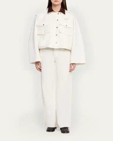 RÙADH The Henderson Oversized Cotton Canvas Jacket | Thumbnail 2 RÙADH The Henderson Oversized Cotton Canvas Jacket | Thumbnail 2