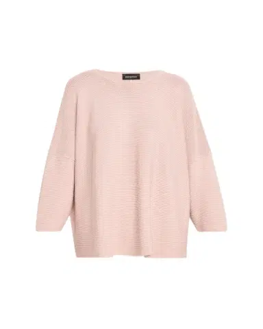 Eskandar Linen-Cotton Bateau Neck Sweater - Mid Plus Length | Thumbnail 1 Eskandar Linen-Cotton Bateau Neck Sweater - Mid Plus Length | Thumbnail 1
