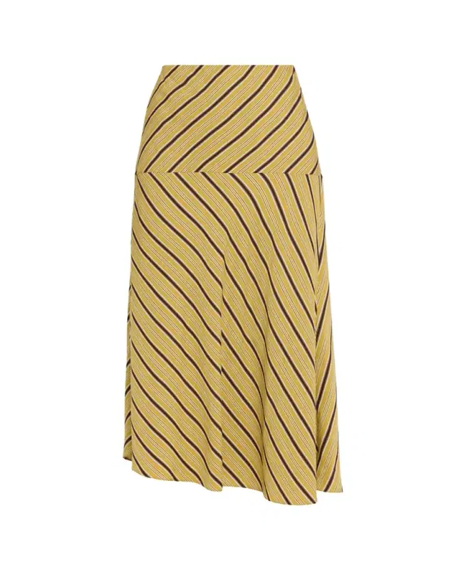 Kara Stripe Midi Skirt