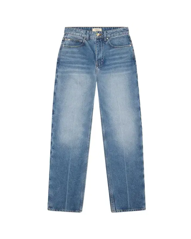 Ossou Noon High-Rise Straight Jeans