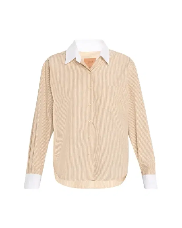 The Tipped Weekend Cotton Shirt