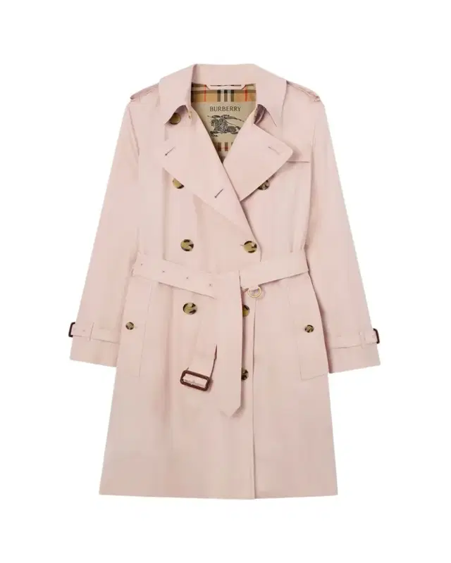 Kensington Belted Double-Breasted Trench Coat