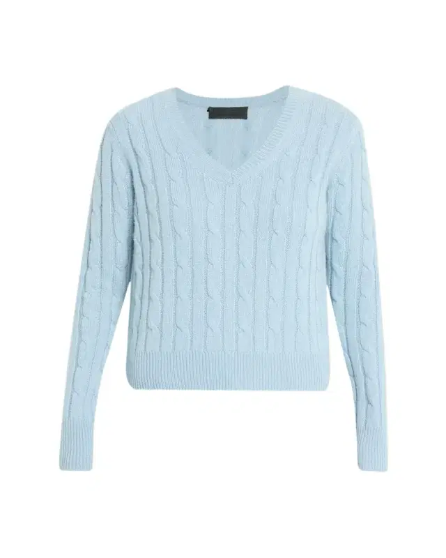 Camelia Cable-Knit Cashmere Sweater