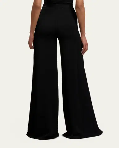 Ralph Lauren Collection Beonca Stretch Viscose Wide-Leg Pants | Thumbnail 3 Ralph Lauren Collection Beonca Stretch Viscose Wide-Leg Pants | Thumbnail 3