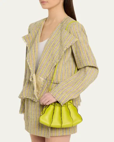 Ulla Johnson Adria Small Pleated Wave Leather Crossbody Bag | Thumbnail 2 Ulla Johnson Adria Small Pleated Wave Leather Crossbody Bag | Thumbnail 2