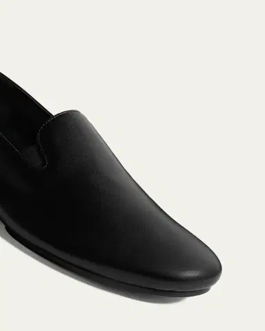 Bottega Veneta Men's Rocco Nappa Leather Slippers | Thumbnail 3 Bottega Veneta Men's Rocco Nappa Leather Slippers | Thumbnail 3