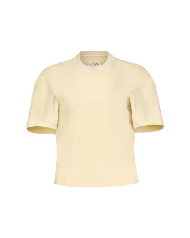 Ossou Shale Sculpted Short-Sleeve Tee