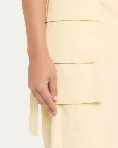 OSSOU Glen Knee-Length Cargo Skirt | Thumbnail 5