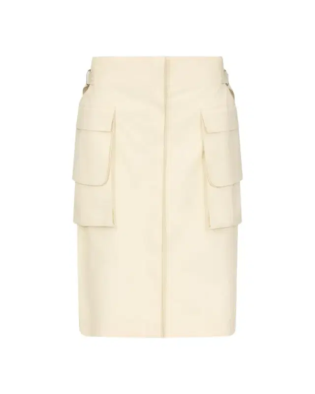 Ossou Glen Knee-Length Cargo Skirt