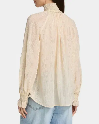 Zimmermann Aster Buttoned Blouse | Thumbnail 3