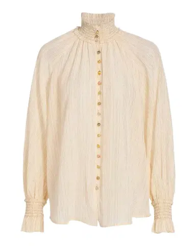 Zimmermann Aster Buttoned Blouse | Thumbnail 1