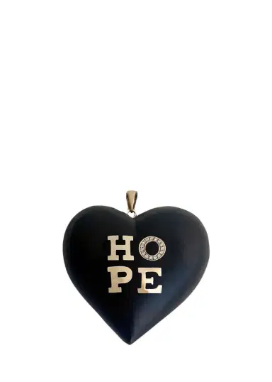 Haute Victoire HOPE Ebony and Diamond Pendant | Thumbnail 3 Haute Victoire HOPE Ebony and Diamond Pendant | Thumbnail 3