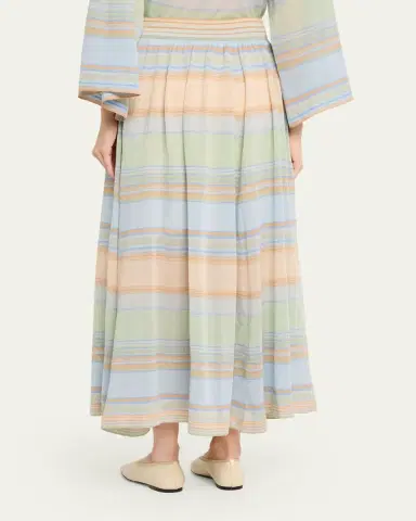 Zimmermann Indra Stripe Circle Skirt | Thumbnail 3 Zimmermann Indra Stripe Circle Skirt | Thumbnail 3