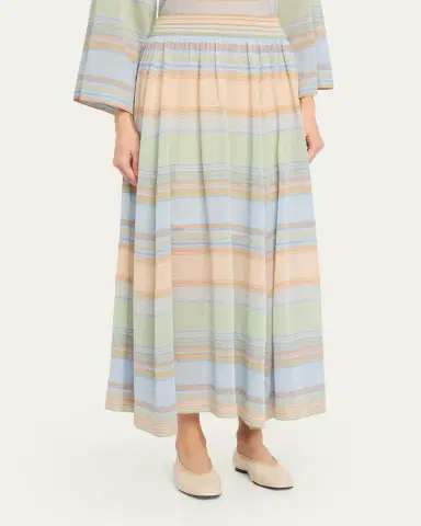 Zimmermann Indra Stripe Circle Skirt | Thumbnail 4 Zimmermann Indra Stripe Circle Skirt | Thumbnail 4